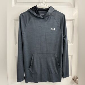 Under Armour Charcoal Long-Sleeve Shirt with Hoodie